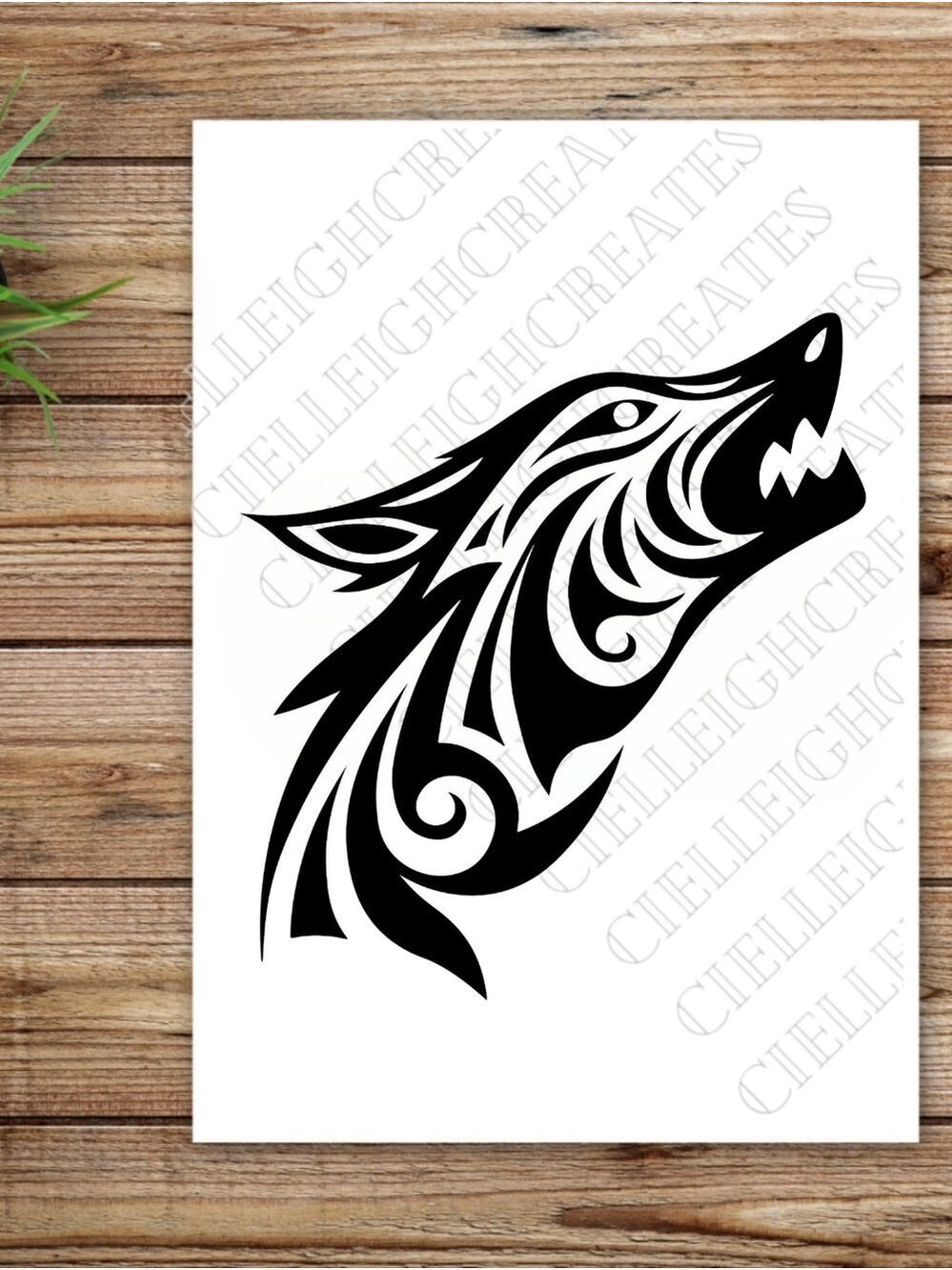 *2 for $20* Wolf Howling Vinyl decal  sticker Handcrafted